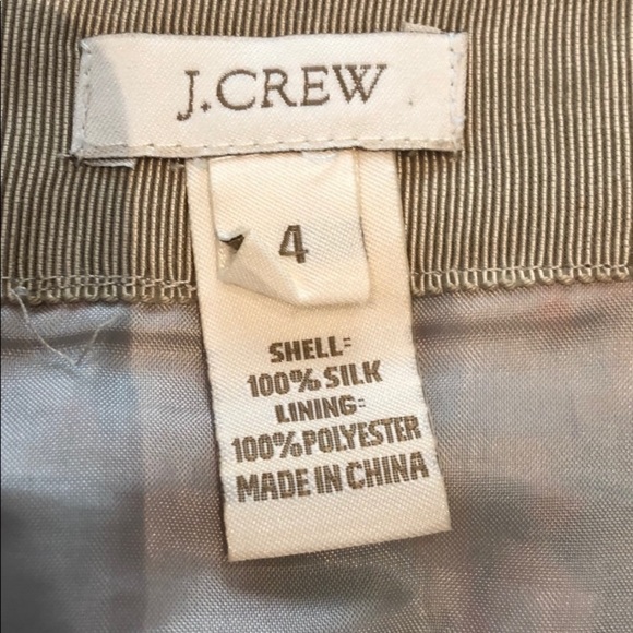 J crew water color silk skirt - Picture 3 of 5